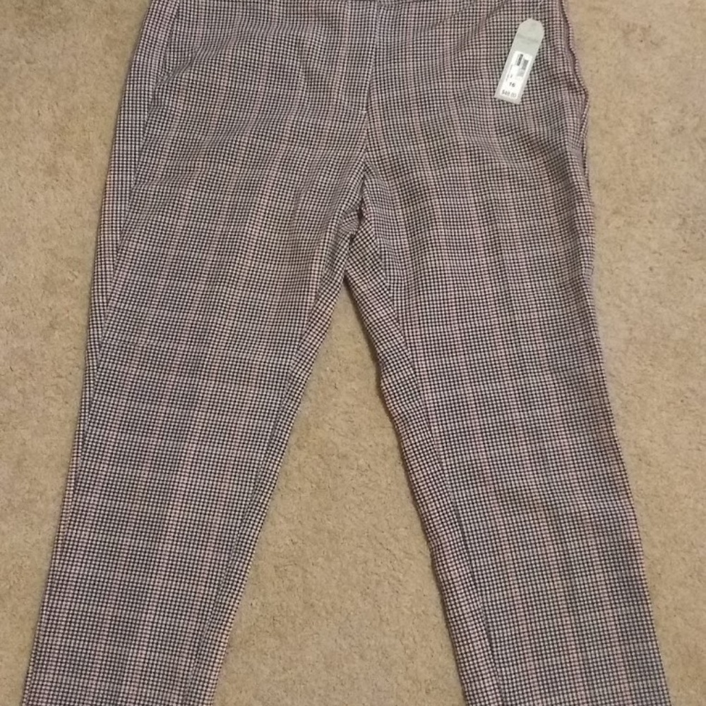 Plaid Ankle Pant